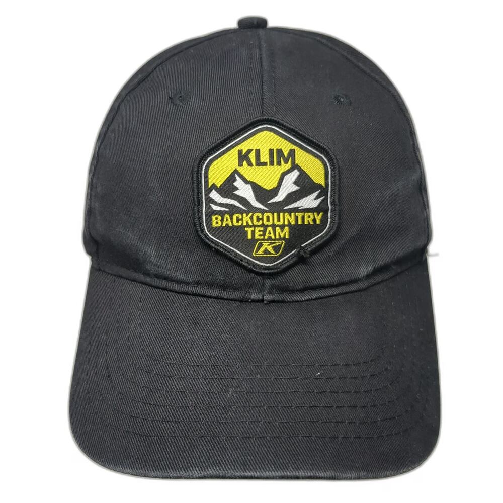 Klim Snapback Black One Size Hat Backcountry Team Mountain Patch Technical Gear